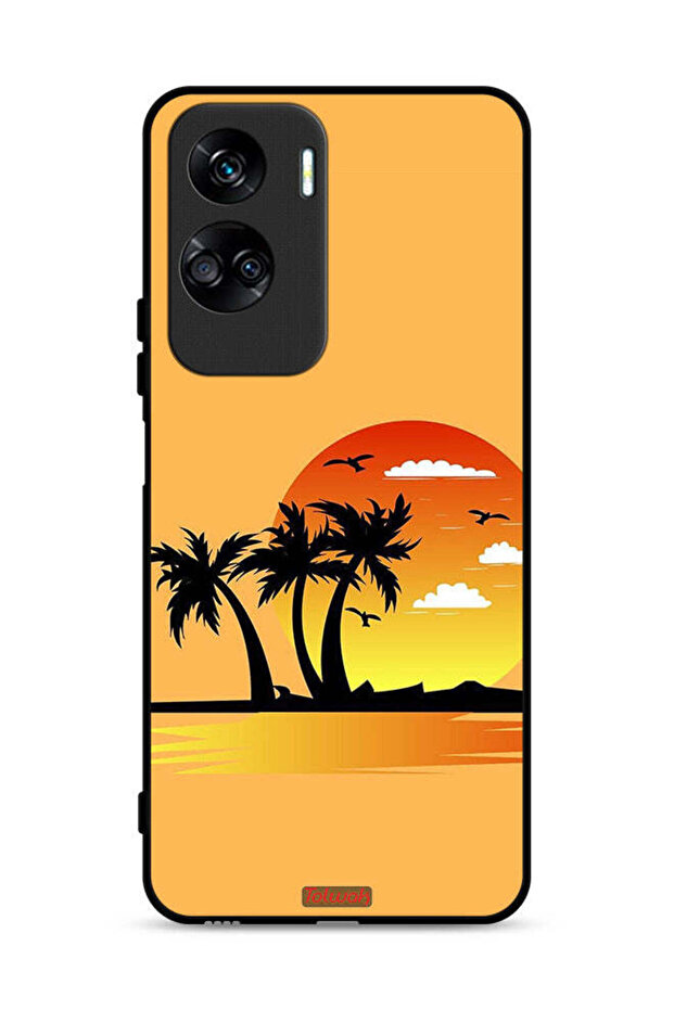 غطاء حماية لهاتف Honor 90 Lite 5G برسومات تجريدية