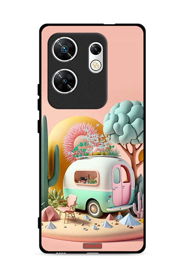غطاء حماية لهاتف Infinix Zero 30 4G برسومات سينيرسي آرت