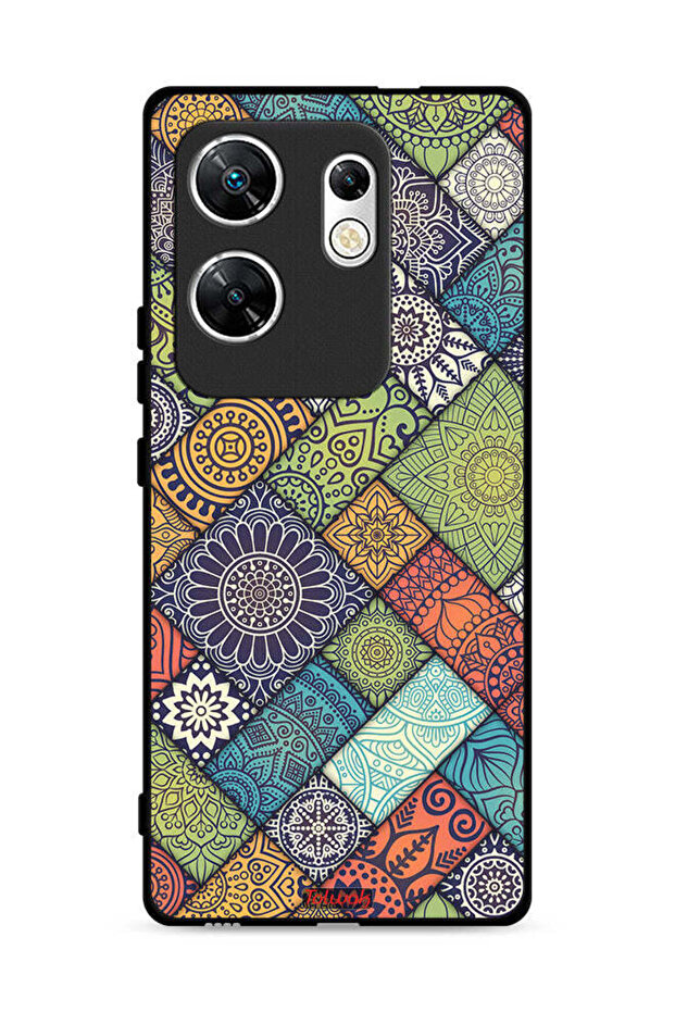 غطاء حماية لهاتف Infinix Zero 30 4G بنقشة ماندالا