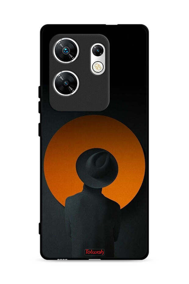 غطاء حماية لهاتف Infinix Zero 30 4G برسومات فتى القبعة