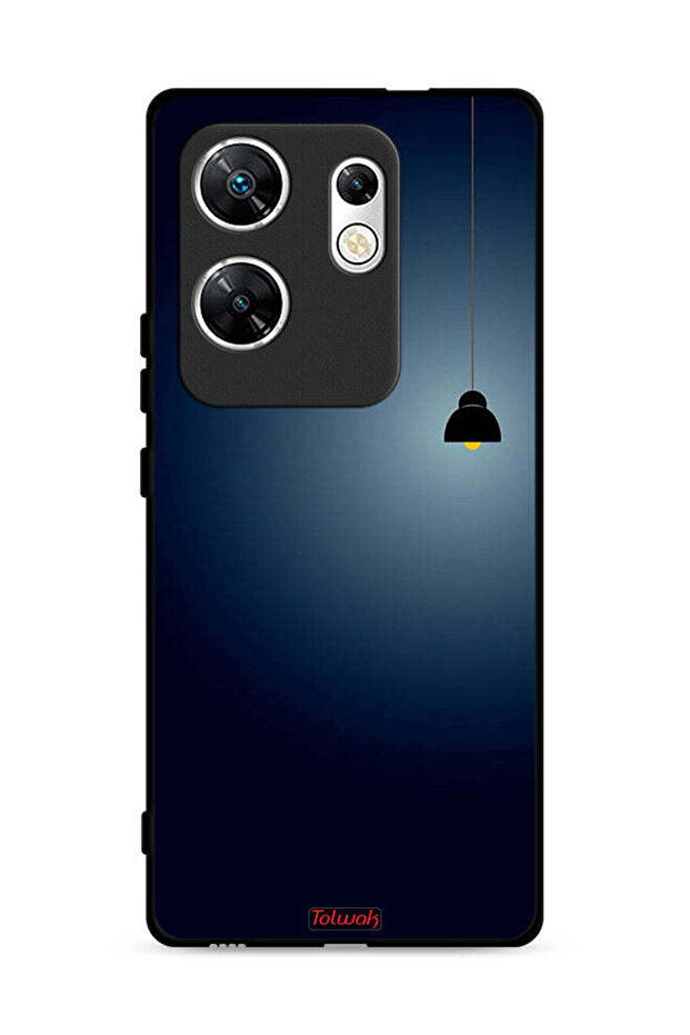 غطاء حماية لهاتف Infinix Zero 30 4G بإضاءة فنية معلقة