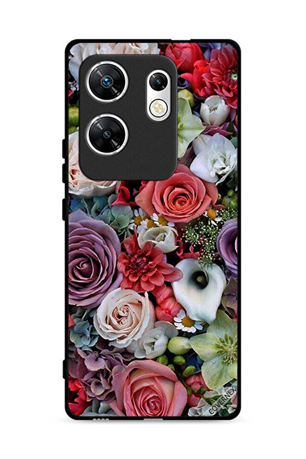 غطاء حماية لهاتف Infinix Zero 30 4G - لون وردي