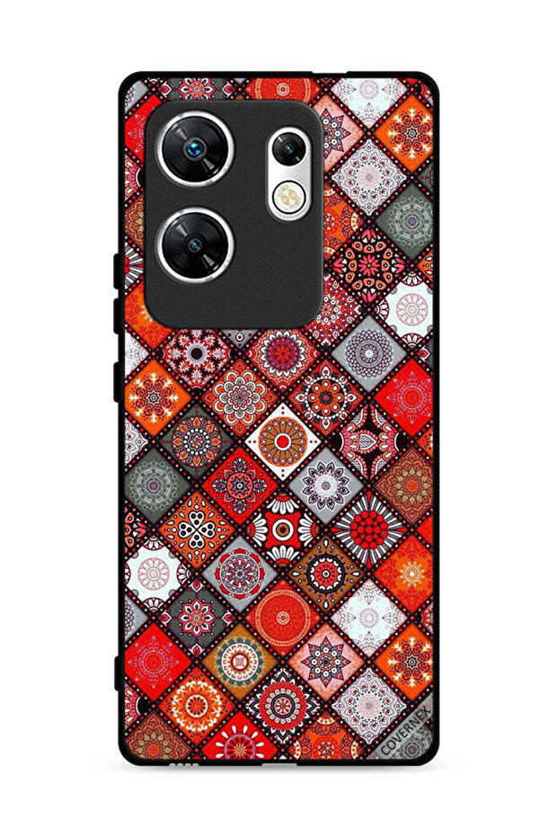 غطاء حماية لهاتف Infinix Zero 30 4G بتصميم ماندالا
