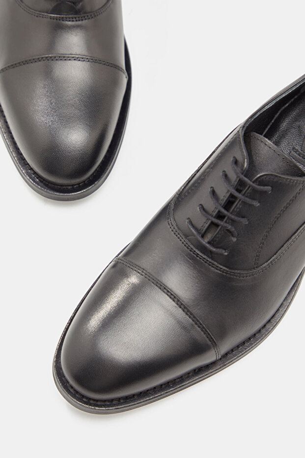 SİYAH DERİ AYAKKABI - 4