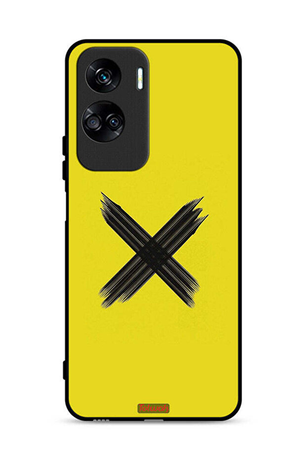 غطاء حماية لهاتف Honor 90 Lite 5G بنقشة X