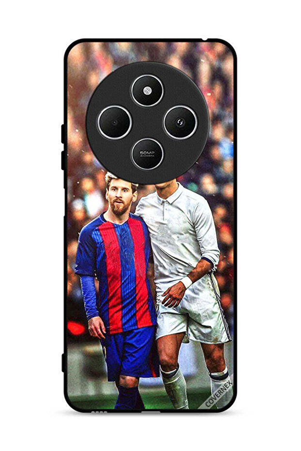 غطاء حماية لهاتف شاومي ريدمي 14 سي 4G ميسي ورونالدو