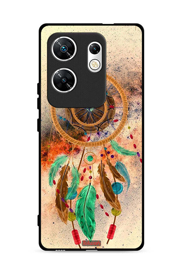 غطاء حماية لهاتف Infinix Zero 30 4G بتصميم ماندالا ريش معلق