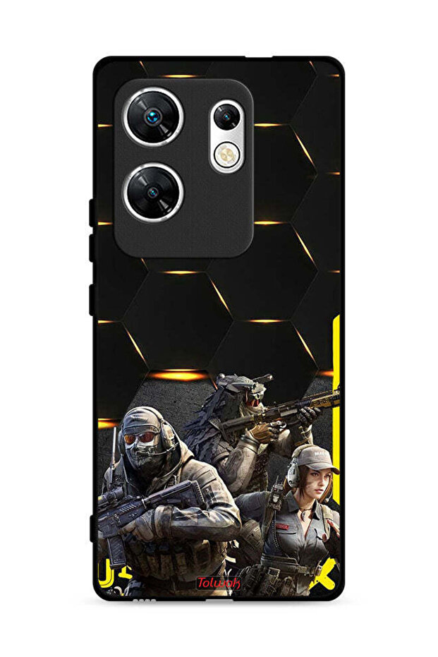 غطاء حماية لهاتف Infinix Zero 30 4G بخلفية Cyberpunk