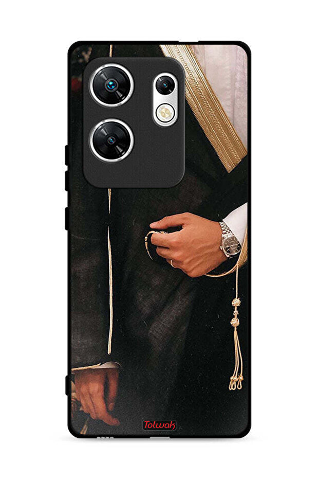 غطاء حماية لهاتف Infinix Zero 30 4G بتصميم عربي