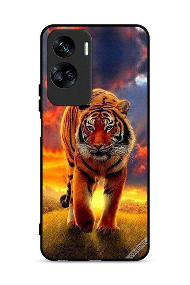 غطاء حماية لهاتف Honor 90 Lite 5G بتصميم الفهد المتحرك