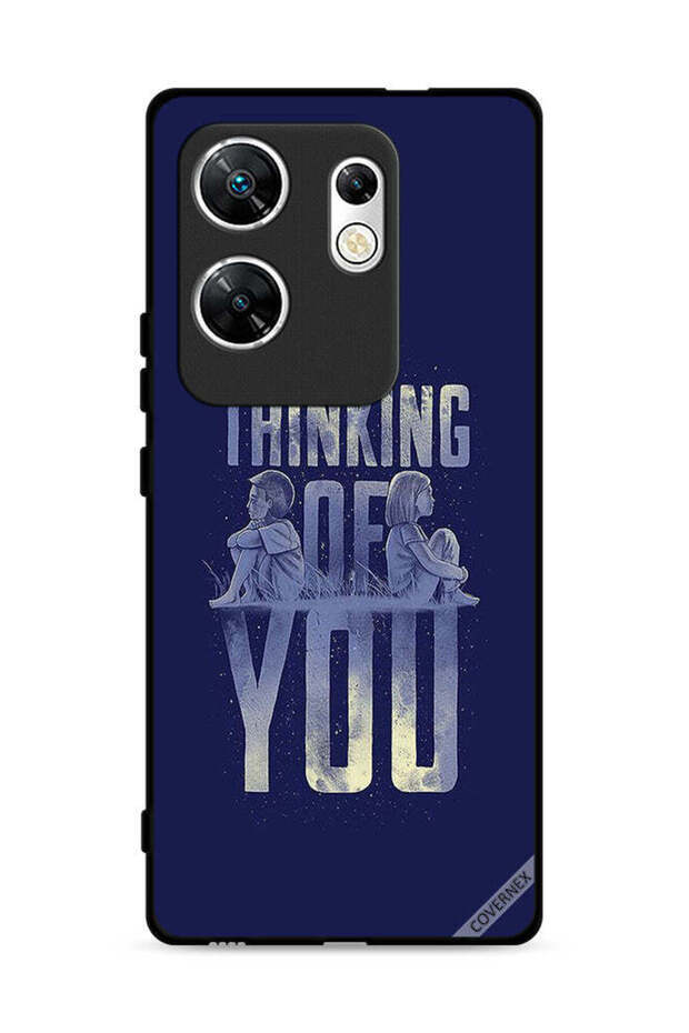 غطاء حماية لهاتف Infinix Zero 30 4G بتصميم Thinking Of You