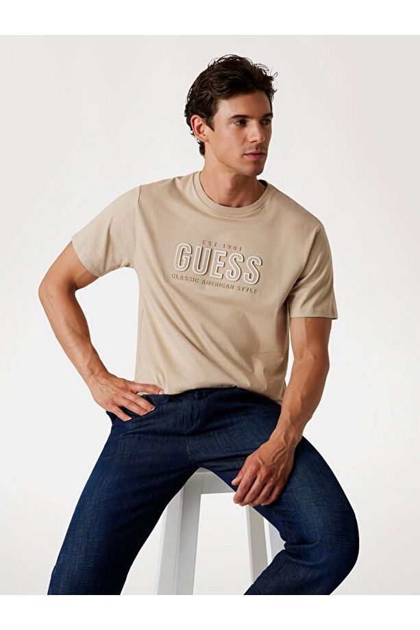 Embosse Erkek Regular Fit T-Shirt - 1