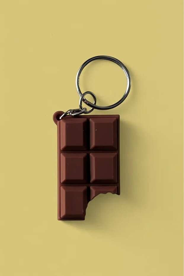 سلسلة مفاتيح بمظهر الشوكولاتة المعضلة - 1