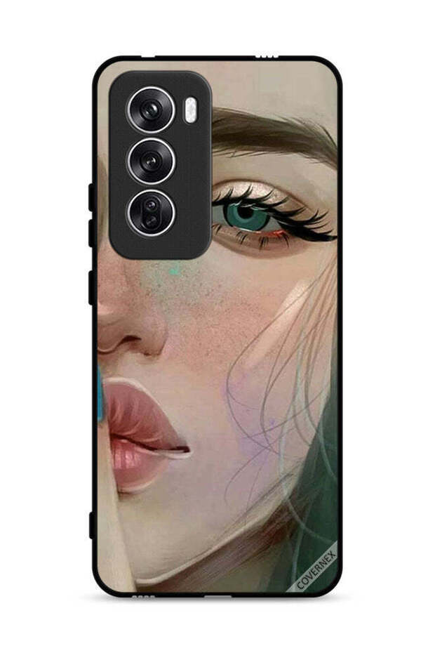 غطاء حماية Oppo Reno12 5G، ششش، إنها حزينة