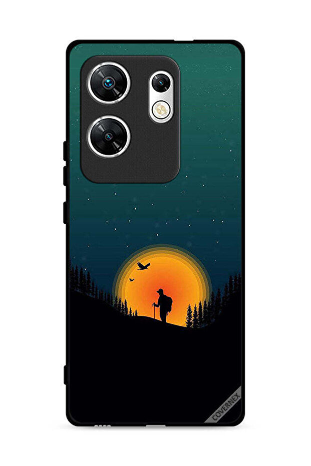 غطاء حماية لهاتف Infinix Zero 30 4G بطبعة Adventure Art