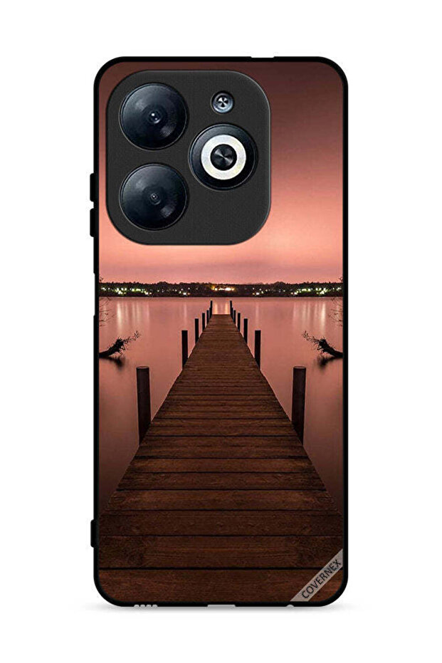 غطاء حماية لهاتف Infinix Smart 8 4G بتصميم Pathway To Sea Evening