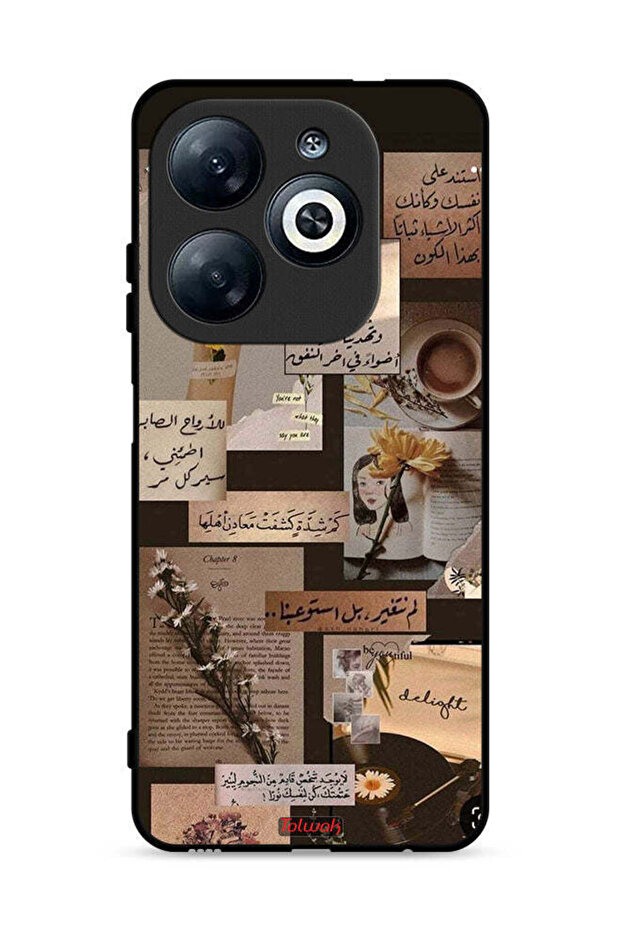 غطاء حماية لهاتف إنفينيكس سمارت 8 4G بعبارات عربية قديمة