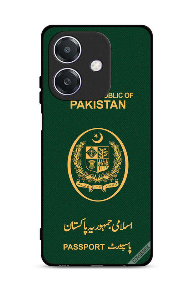 غطاء حماية لهاتف Oppo A3 5G بنمط جواز السفر الباكستاني