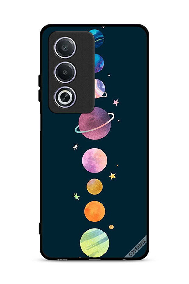 غطاء حماية لهاتف Oppo A3 Pro 5G بتصميم Planets In Row