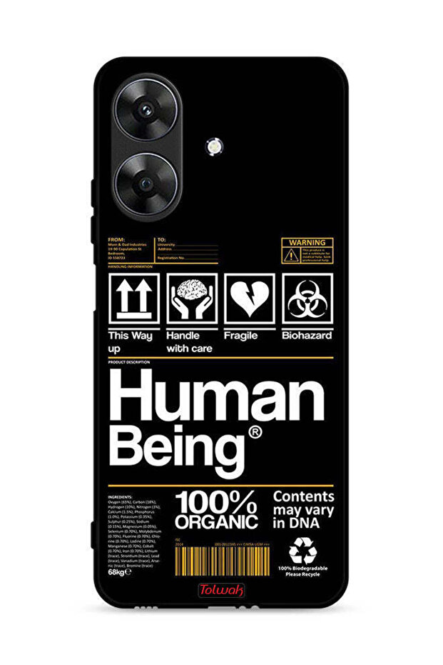 Realme Note 60 4G Protective Case Cover Human Being Sticker