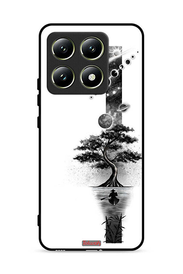غطاء حماية لهاتف Xiaomi 14T 5G برسومات الأرض والفضاء