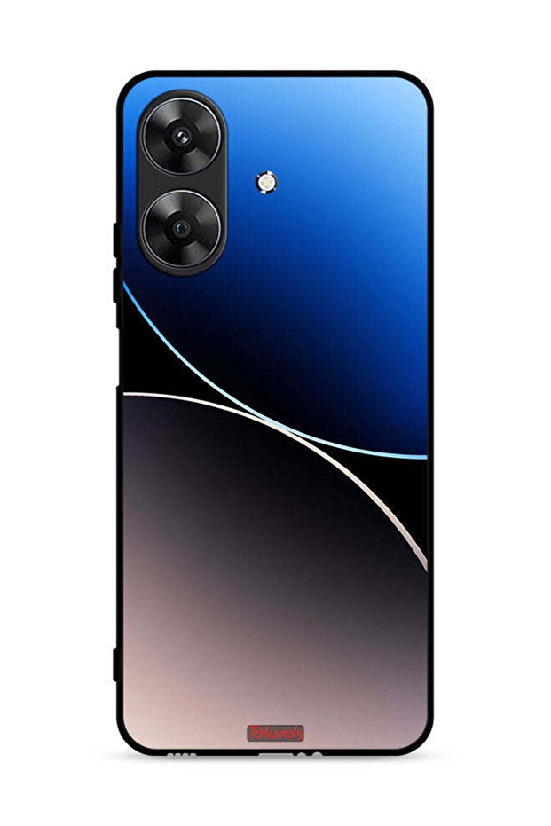 غطاء حماية بنمط خطوط منحنية لهاتف Realme Note 60 4G