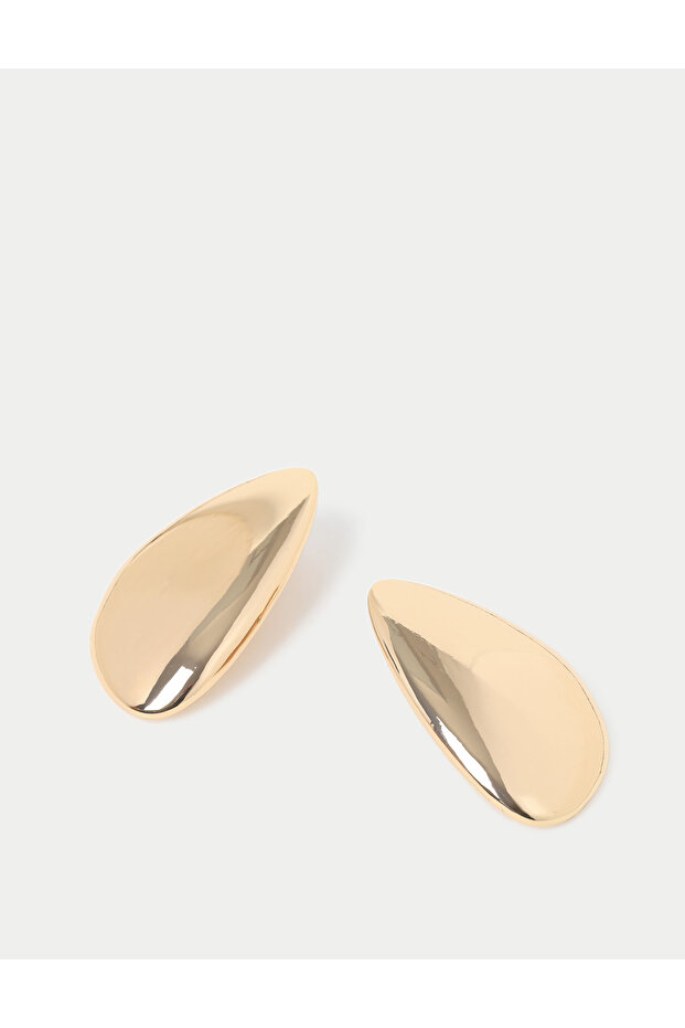 Altın Renkli Maxi Küpe - 2