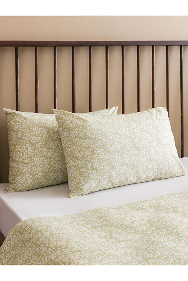 LCW HOME Çiçek Desenli Çift Kişilik Pike Seti - 3