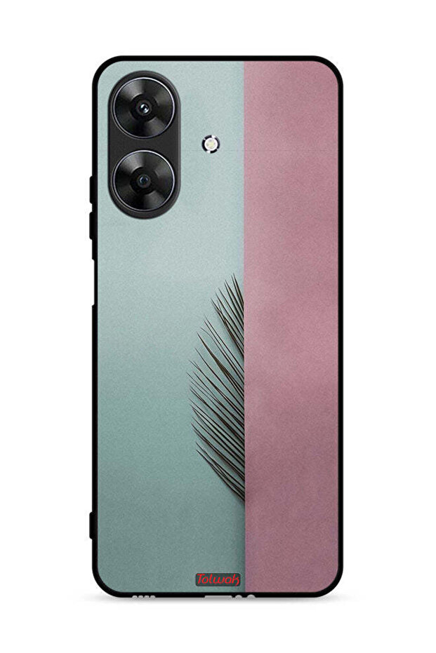 غطاء حماية لهاتف Realme Note 60 4G بأوراق نصفية