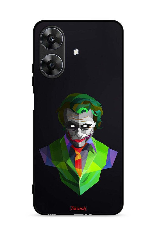 غطاء حماية لهاتف Realme Note 60 4G برسومات الجوكر التجريدية