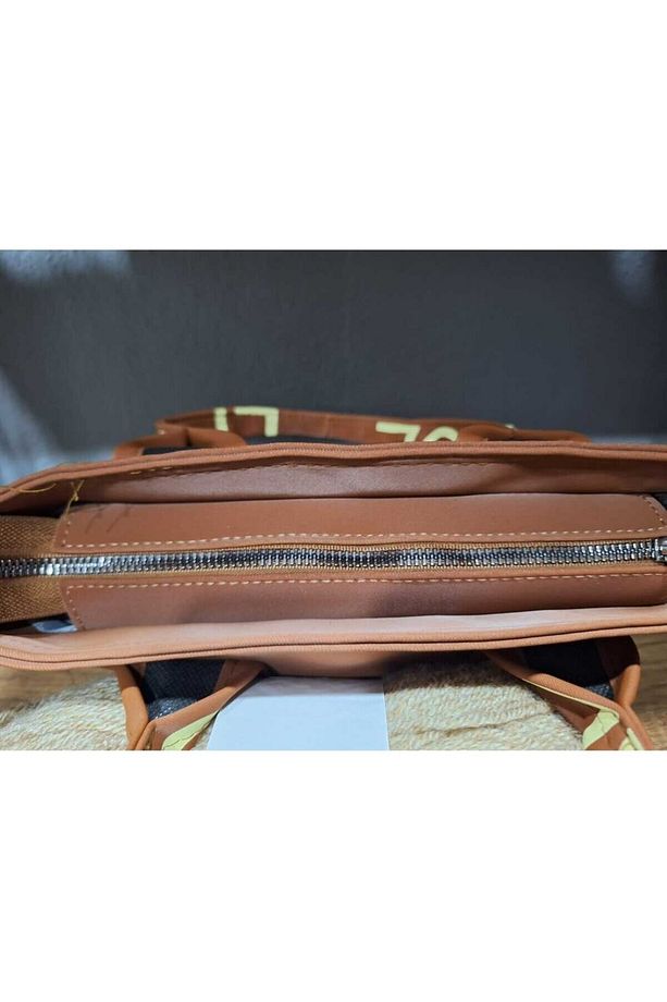 Kadın Taba Buzzy Saten Kumaş Leo Model 2 El Ve Çapraz Çanta - 3