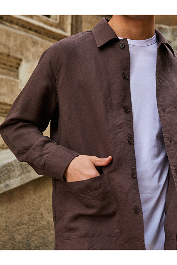 سترة كتان بسيطة - 2