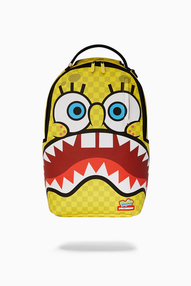 Spongebob Checkerbob DLXSV Sırt Çantası, SpongeBob Kareli Özel Tasarım - 1