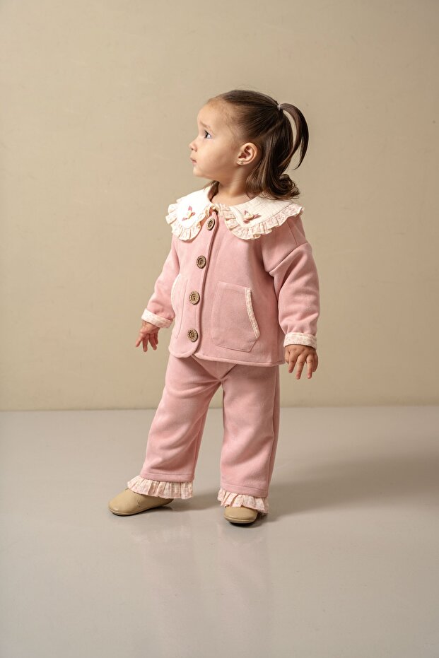 Baby Girl 3-Piece Suede Set