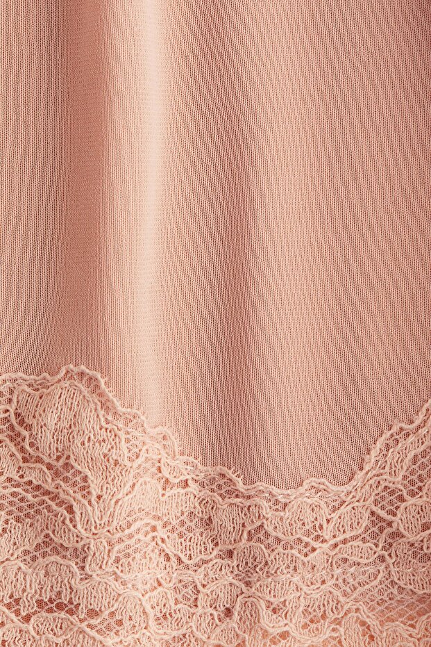 Fırfırlı V Yakalı Üst - 2