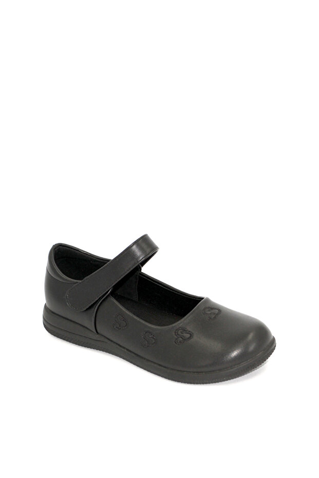 Girls' Black School Shoes – Comfortable & Durable Uniform Footwear
