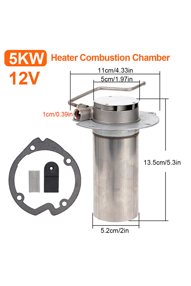 5kw 12V Diesel Parking Heater Burner Insert Torches Combustion Chamber Combustor Gasket 5KW For Car