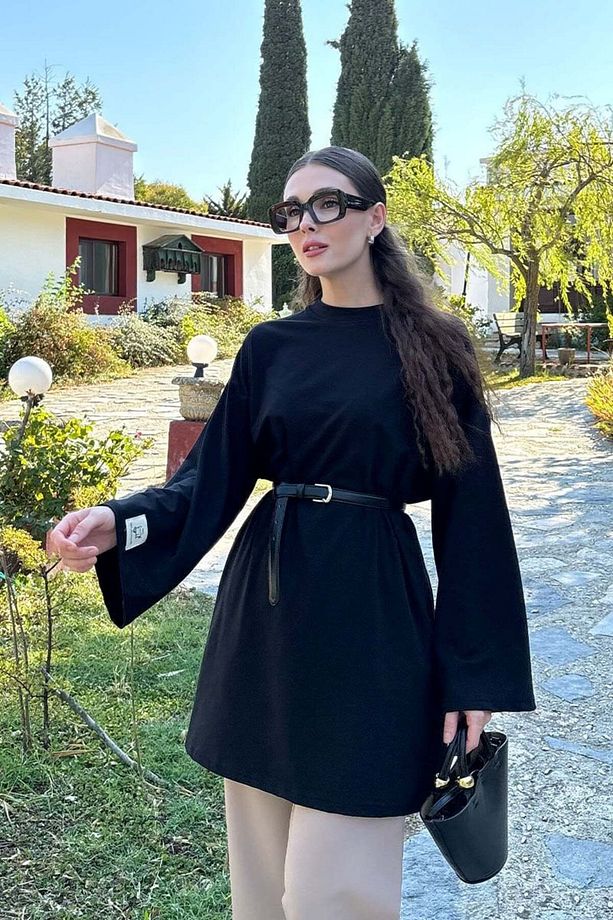 Siyah Tunik Body - 3