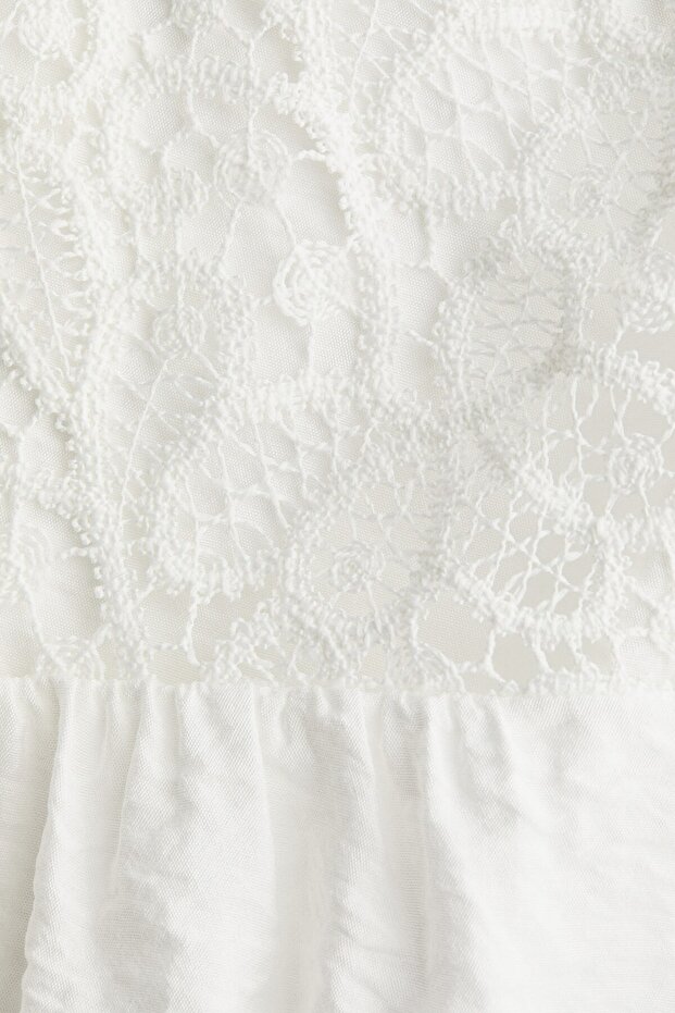 Dantel Robalı Bluz - 2