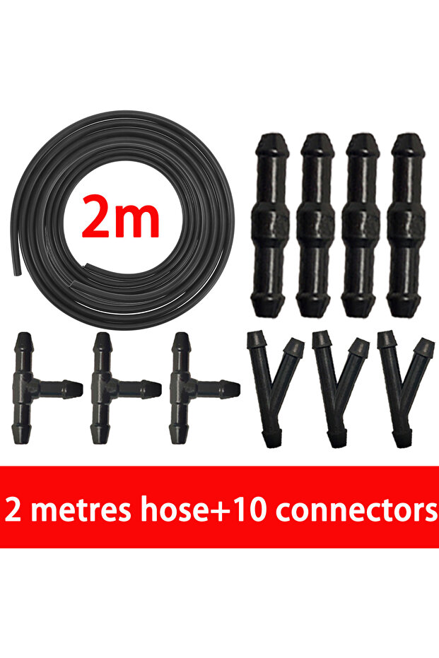 1Set Car Wiper Spray Pipe T Y I Type Windshield Washer Pipe Nozzle Wiper Cleaning Water Hose Tube