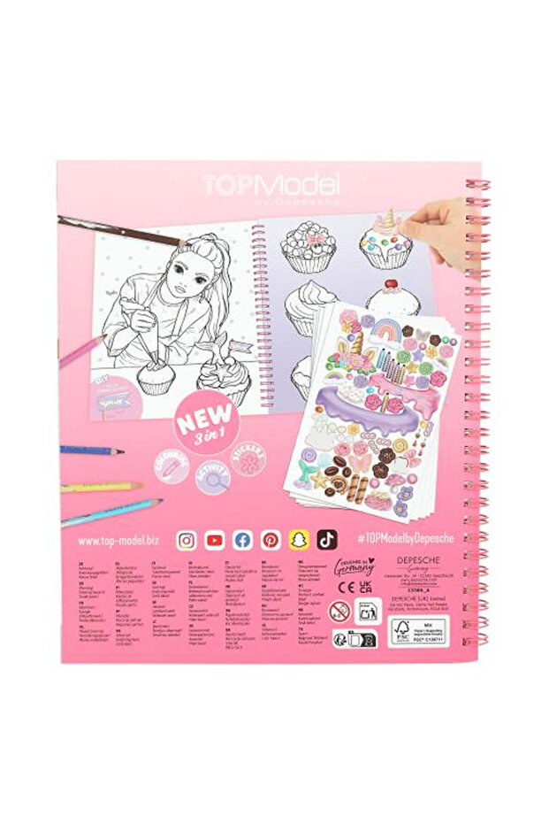 TOPModel Cake & Bake Boyama Kitabı 13386 - 6