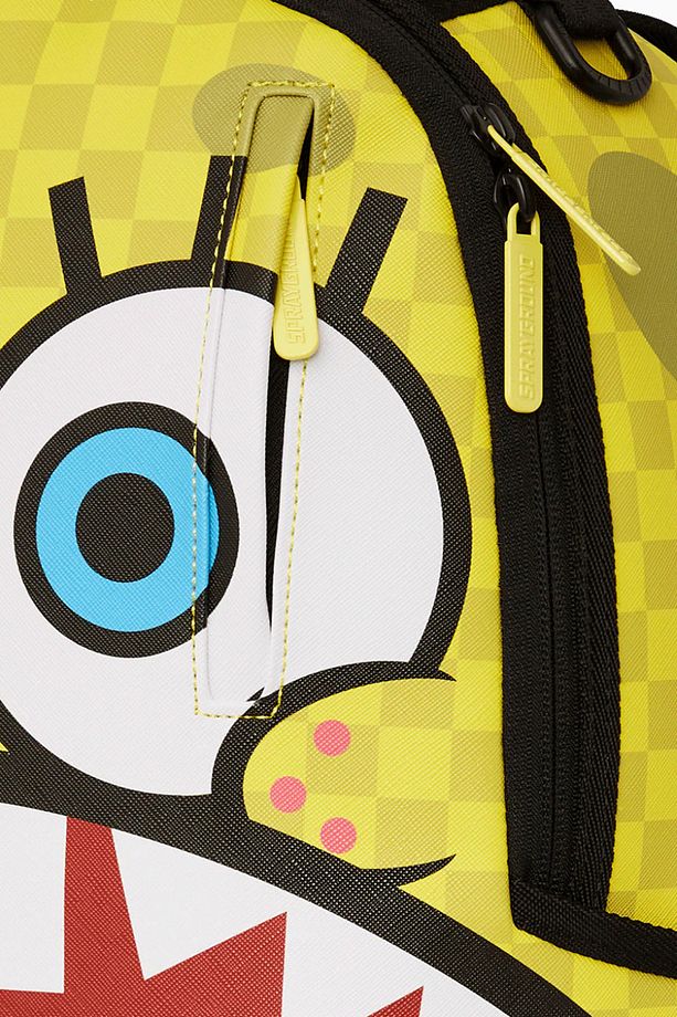 Spongebob Checkerbob DLXSV Sırt Çantası, SpongeBob Kareli Özel Tasarım - 3