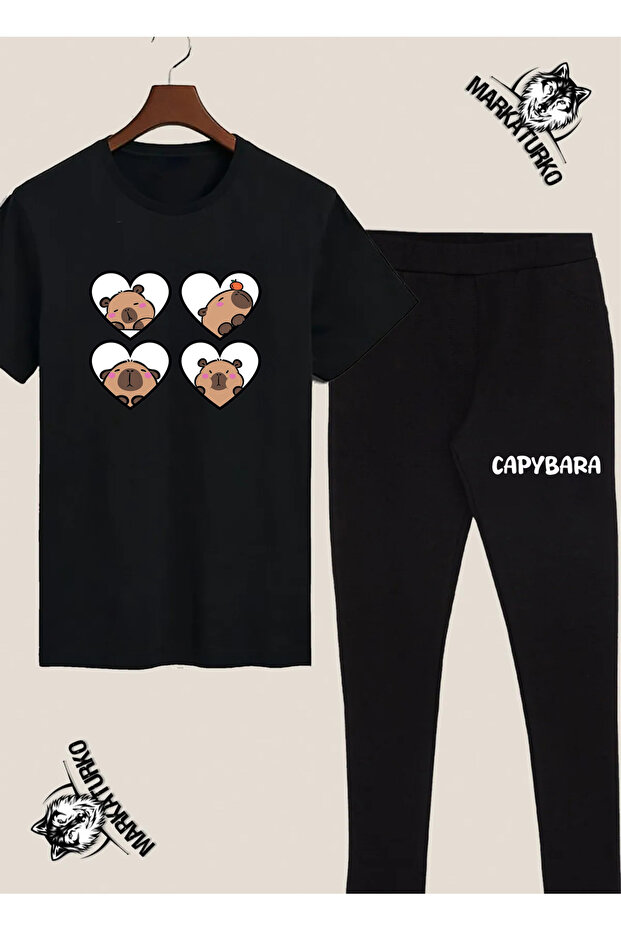Capybara Special Design Children's T-Shirt Leggings Combination 980-610