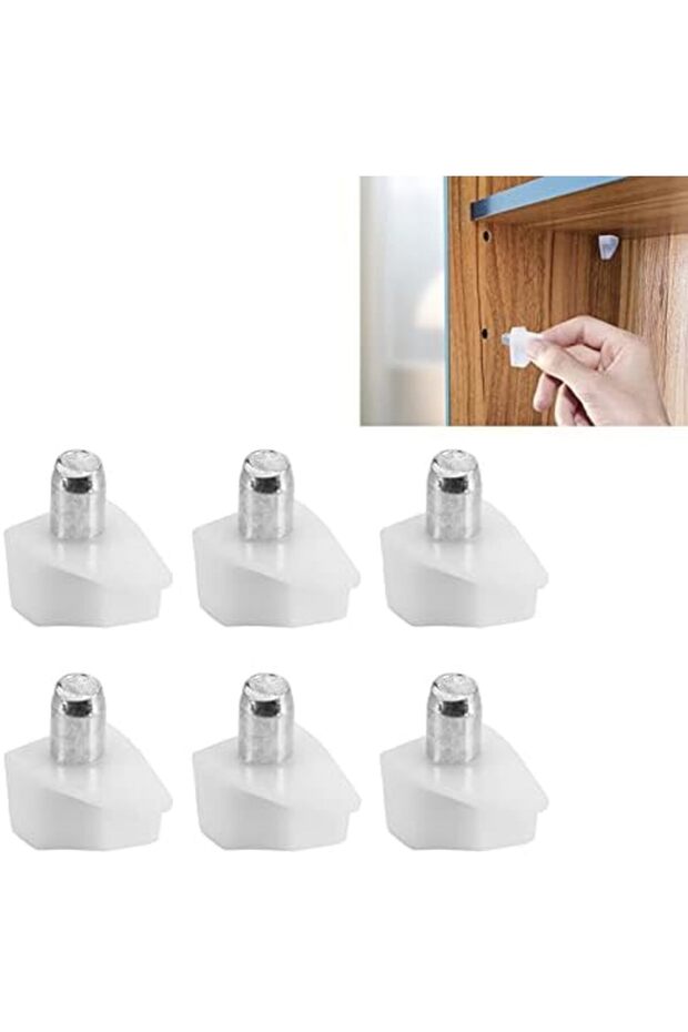 Shanrya Shelf Holder, Bookshelf Support Pin Shelf Support - 8