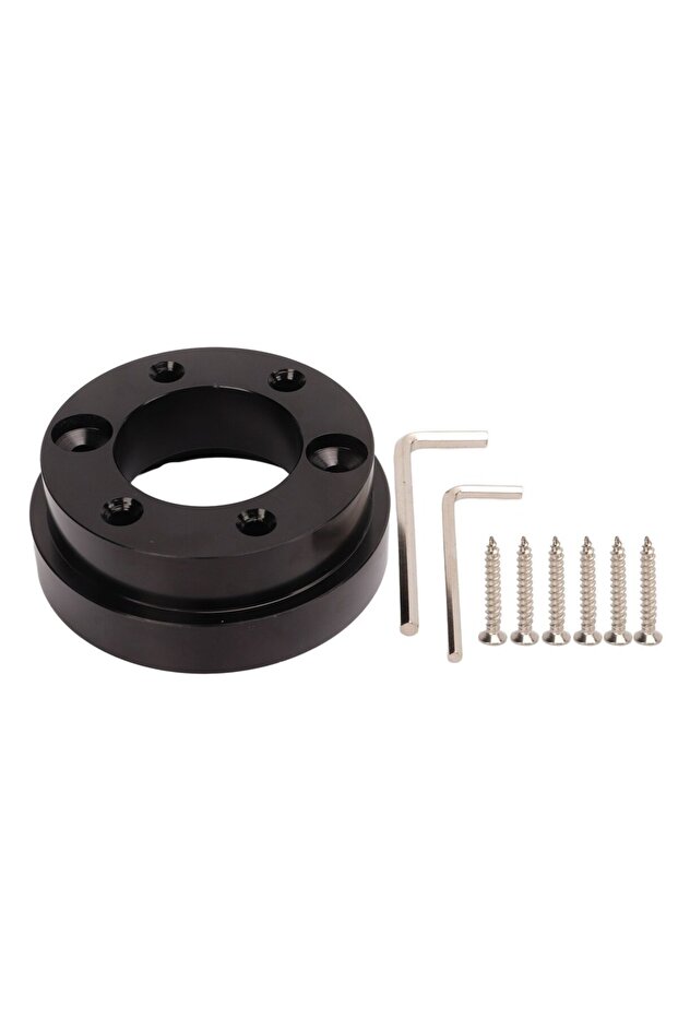 black 70mm Steering Wheel Adapter Plate Aluminium Alloy for Logitech G29 G920 13inch 14inch Steering