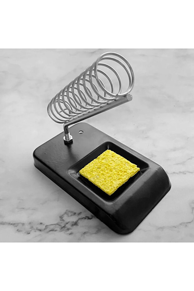 A style Soldering Iron Stand Portable Holder Soldering Tin Stand with Welding Cleaning Sponge Electr