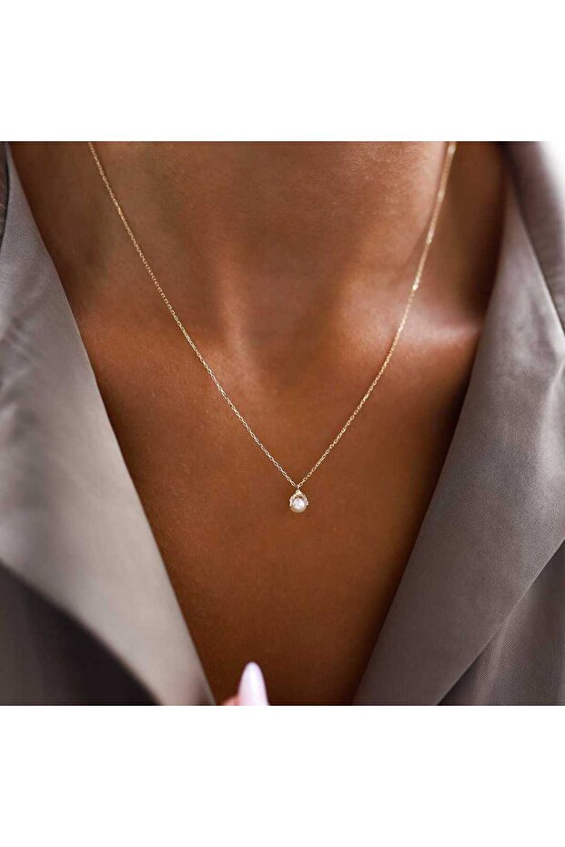 Zarif İnci Kolye - 1