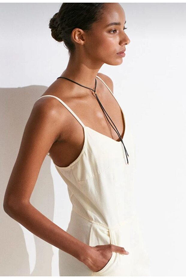 PARÇABOYA LYOCELL DENİM TULUM - 4