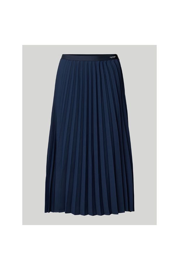 FLUID PLEATED PULL ON MIDI SKIRT - 8