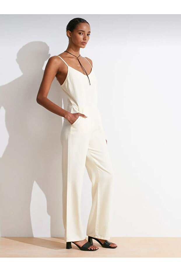 PARÇABOYA LYOCELL DENİM TULUM - 2